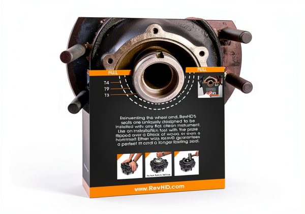 Rev HD Max HP Drive Axle Wheel Seal for Automotive-7