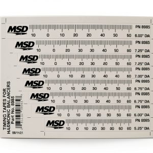 MSD 8985 Timing Tapes for Harmonic Balancers-0