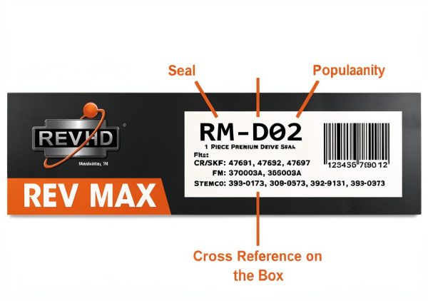 Rev HD Max HP Drive Axle Wheel Seal for Automotive-5