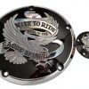 Harley Twin Cam Timing Cover Black Chrome MID TN CYCLES-1