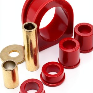 Energy Suspension 4WD Rack & Pinion Bushing Set Red-0