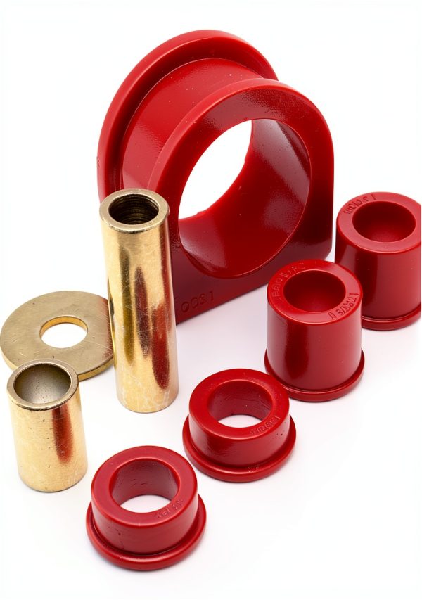 Energy Suspension 4WD Rack & Pinion Bushing Set Red-0