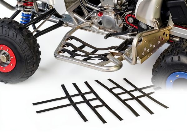 Nerf Bar Net GRAND ORANGE Nylon ATV Accessory-5