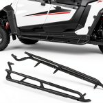 POKIAUTO UTV Nerf Bars for 2024-2025 Polaris RZR XP 4 1000 Black Alloy-0
