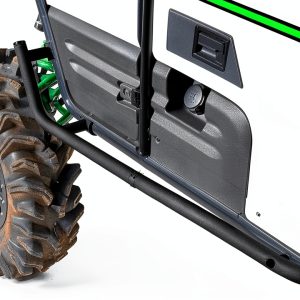 SuperATV Black 1.75" Heavy Duty Rock Slider for Kawasaki Teryx 4 2012+-0