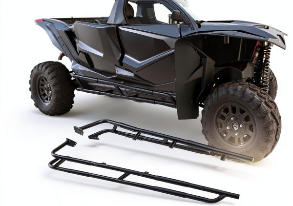 Rock Slider POKIAUTO UTV Black Powder Coated Iron for Honda Talon-0