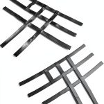 PIT66 Nerf Bar Net for Honda TRX450R ATV Black Powder-Coated Anti-UV-0