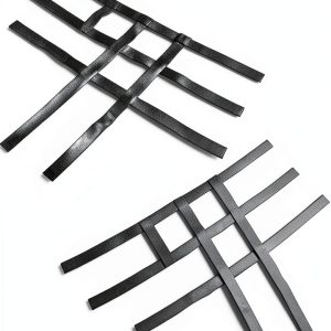 PIT66 Nerf Bar Net for Honda TRX450R ATV Black Powder-Coated Anti-UV-0