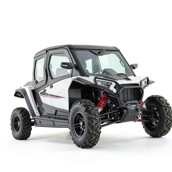 POKIAUTO UTV Nerf Bars for 2024-2025 Polaris RZR XP 4 1000 Black Alloy-5