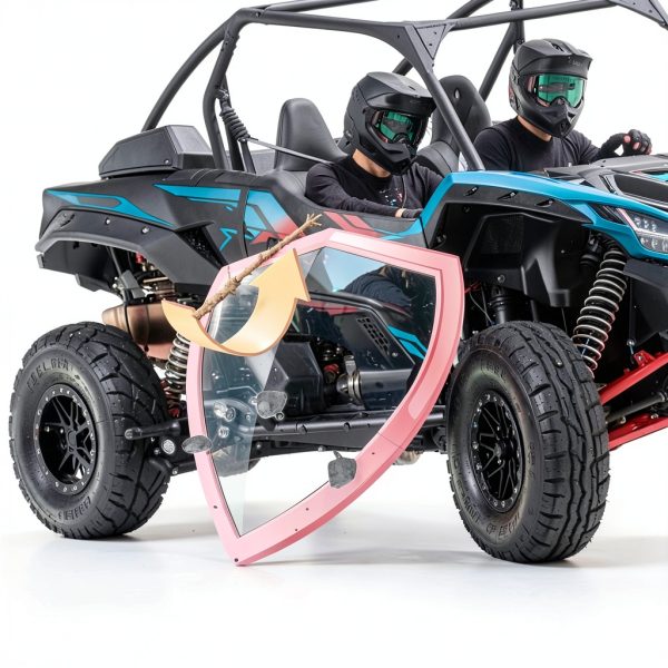 Kawasaki Teryx KRX 1000 Nerf Bar SLORIMOD Black Powder Coated Steel-4