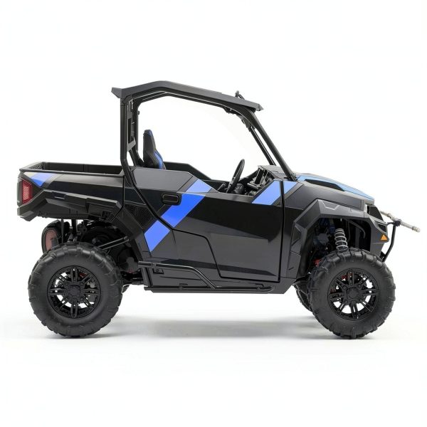 UTV Nerf Bar HECSA MO-2338 Black Alloy Steel Platform-2