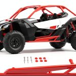 Nerf Bars Kojem Red Steel for Can‑Am Maverick X3 R LYMM‑213‑RD‑Z1-0