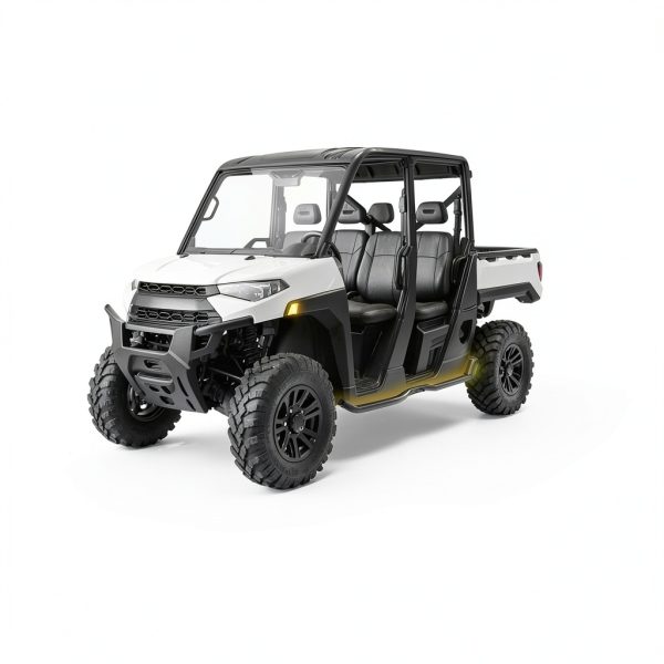 Polaris Ranger Nerf Bar TEBEDI Alloy Steel Powder Coated Black NE397-2