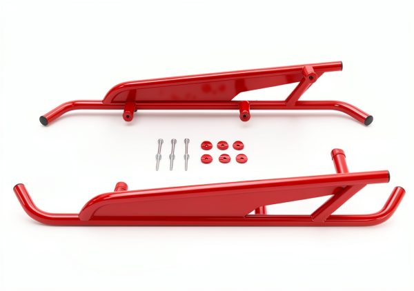 Nerf Bars Kojem Red Steel for Can‑Am Maverick X3 R LYMM‑213‑RD‑Z1-6