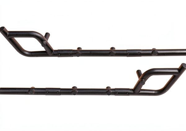 Kawasaki Teryx KRX 1000 Nerf Bar SLORIMOD Black Powder Coated Steel-8