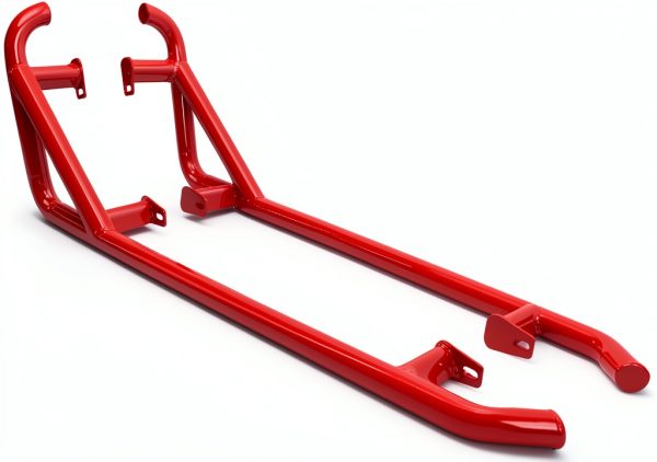 Red Nerf Bars ALMULOO UTV Off Road Protection VC-0402 Red-1