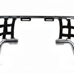 TUSK Motorcycle Nerf Bars Silver Brushed Finish 1 3/8" Alloy Tubes Set-0
