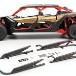 Can Am Maverick X3 MAX Rock Slider NIXFACE Steel Powder‑Coated Bar-0