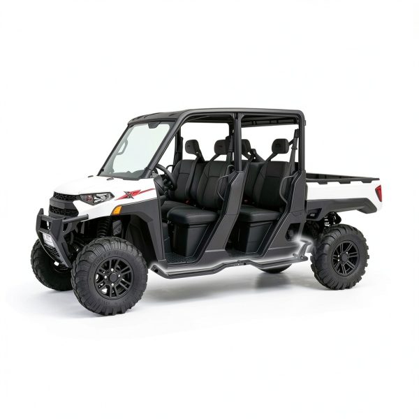 Polaris Ranger Nerf Bar TEBEDI Alloy Steel Powder Coated Black NE397-5