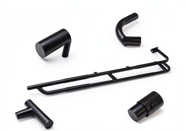 Rock Slider POKIAUTO UTV Black Powder Coated Iron for Honda Talon-3