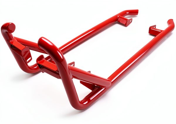 Red Nerf Bars ALMULOO UTV Off Road Protection VC-0402 Red-3