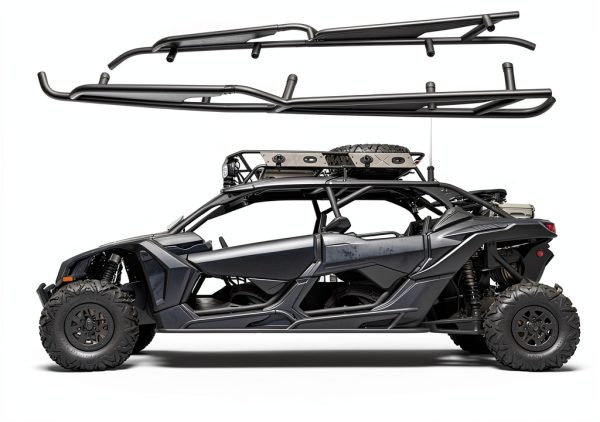 Maverick X3 Nerf Bars ELITEWILL Duty Steel Black Finish EW-C330V01-0