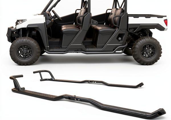 Polaris Ranger Nerf Bar TEBEDI Alloy Steel Powder Coated Black NE397-0