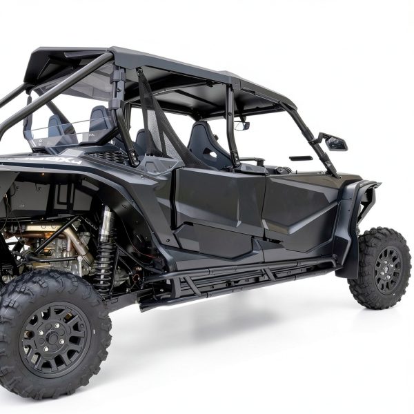 Rock Slider POKIAUTO UTV Black Powder Coated Iron for Honda Talon-5