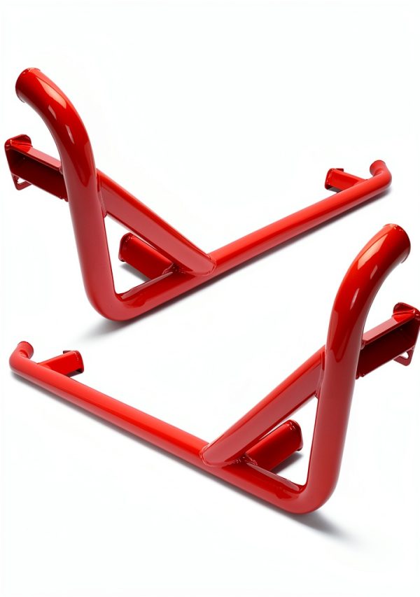 Red Nerf Bars ALMULOO UTV Off Road Protection VC-0402 Red-5