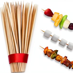 Bamboo Skewers 100pcs 18 Inch 4mm Thick by KT Deals Barbecue Skewers-0