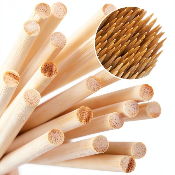 Bamboo Skewers 6 Inch Tongye Premium Barbecue Skewers 200 pcs-1
