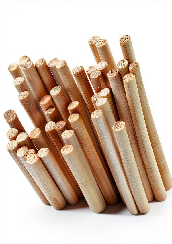 Bamboo Skewers Zulay Kitchen 100-Pack 6" 4mm Roasting Sticks for BBQ-4