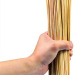 Bamboo Skewers 200PCS 12 Inch by Aerisque Natural BBQ Party Skewers-0