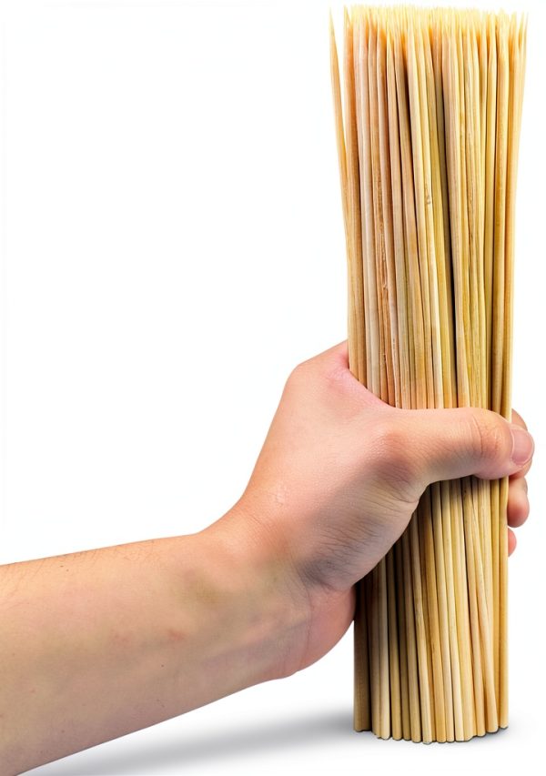 Bamboo Skewers 200PCS 12 Inch by Aerisque Natural BBQ Party Skewers-0