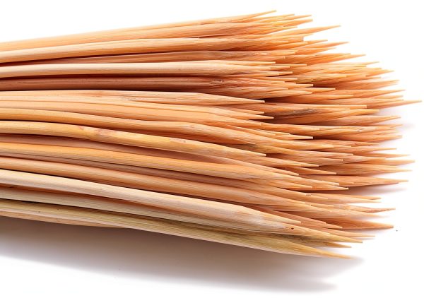 Bamboo Skewers 200PCS 12 Inch DTmasao Barbecue Grill Utensils-0