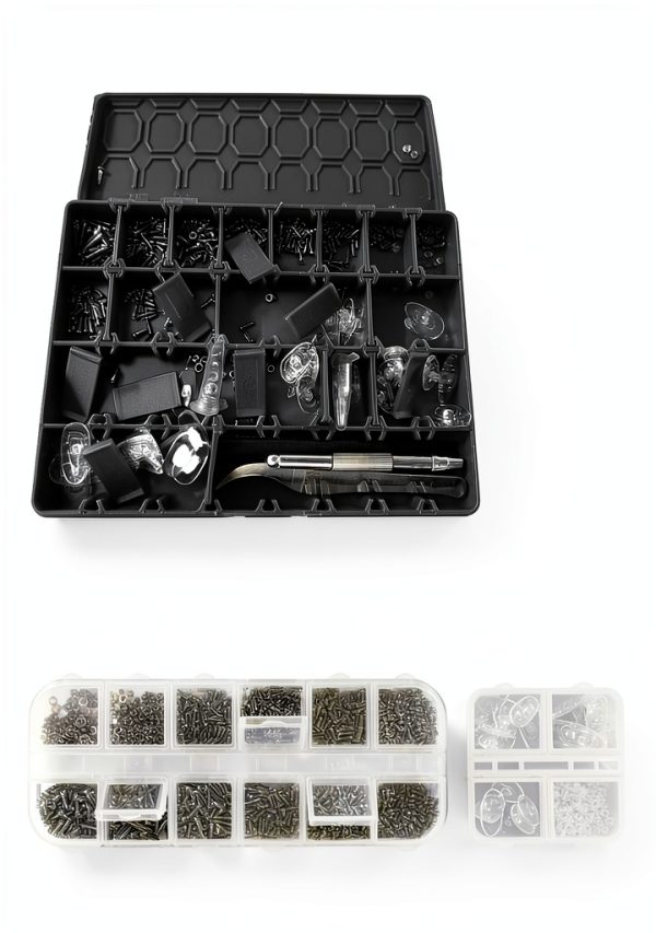 Eyeglass Repair Kit with Screws and Silicone Nose Pads by NIFUYOP-3