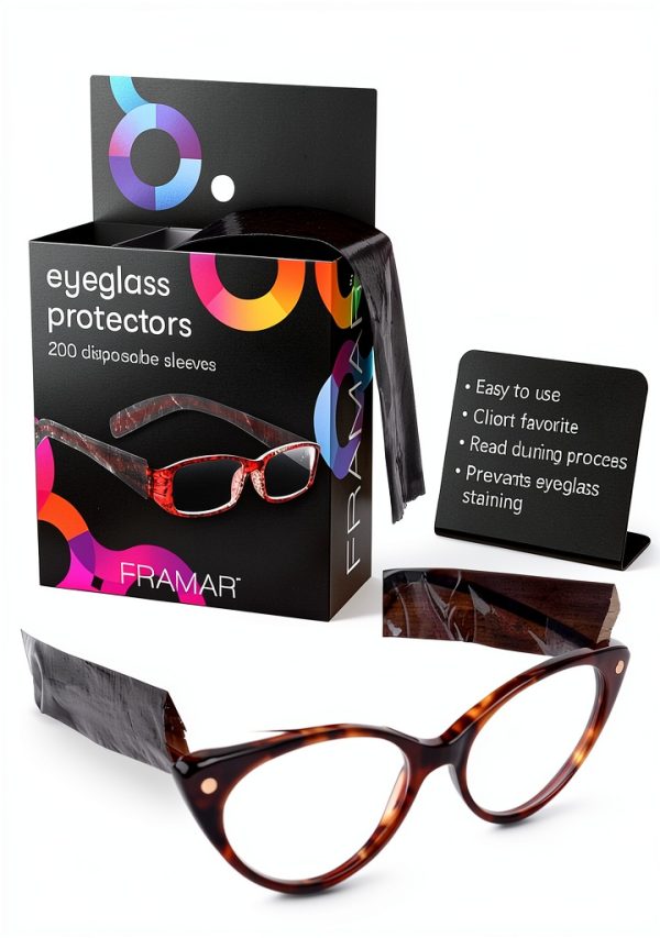 FRAMAR Eyeglass Sleeves for Glasses - 200 Count Disposable Arm Covers-0